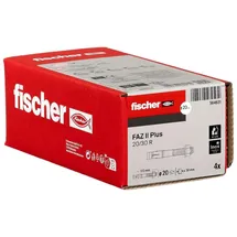Fischer FAZ II Plus 20/30 R Bolzenanker M20 x 172