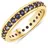 Rafaela Donata Ring goldgelb | violettblau 52