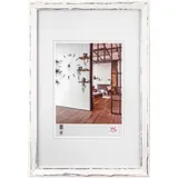walther + design Metropolis Holzrahmen weiß/silber 30x40 cm 1 St.