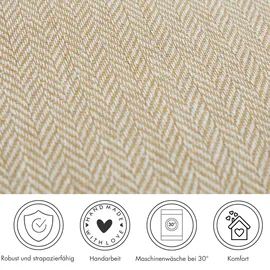 Andiamo Jenny Kissen 40 x 40 cm Beige