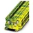 Phoenix Contact Durchgangsreihenklemme UT 2,5-TWIN-PE