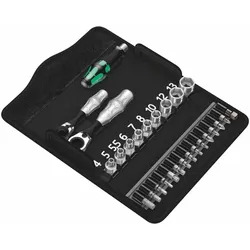 WERA   Bit- und Nuss-Satz inklusive Bit-Ratsche und Nuss-Ratsche mit schlanker