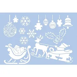 buttinette Schablone "Winter", 29,5 x 20 cm