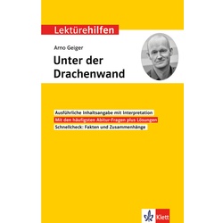 Klett Lektürehilfen / Lektürehilfen Arno Geiger: Unter Der Drachenwand, Kartoniert (TB)