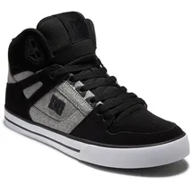DC Shoes Pure High-Top Herren Schwarz/Grau/Weiß 42