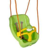 Pilsan Babyschaukel 2 in 1 Big Swing 06130, hohe Rückenlehne, abnehmbarem Bügel grün