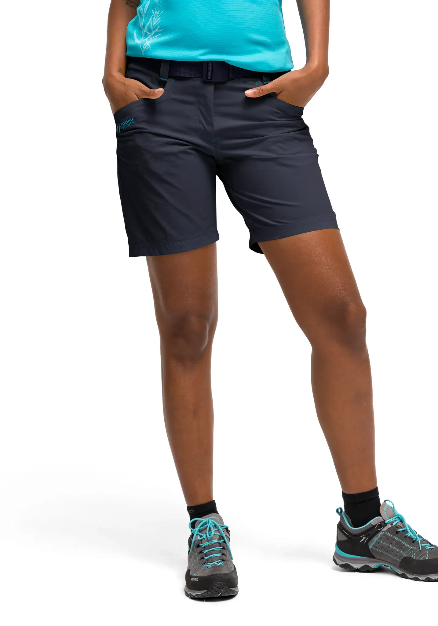 Damen Maier Sports Maier Damen Wanderhose/Sporthose LULAKA SHORT VARIO - graphite - 40