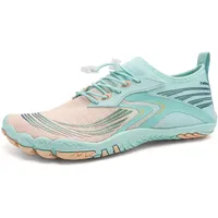 IceUnicorn Barfuss Schuhe Damen Walkingschuhe Barfußschuhe Herren Anfänger Bequeme Atmungsaktiv Gesunde (037 Mondgrün, 39EU) - 39 EU