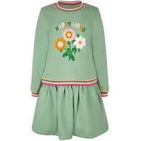 happy girls "dress", Mädchen, Gr. 122, EURO-Größen, grün, Stoff, 100% Baumwolle, normal, Kleider Sommerkleid