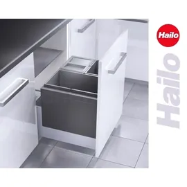 HAILO Abfallsorter Triple XL 54 l Grau
