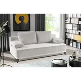 werk2 Schlafsofa »Rosso Breite 204, Liegefläche 140/200cm. aktueller Cord Materialmix«, 2-Sitzer Sofa und Schlafcouch mit Federkern & Bettkasten