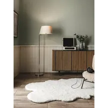 benuta nest Hochflor Shaggyteppich Cloudy Cream 120x180 cm - Hochflor Teppich für Wohnzimmer