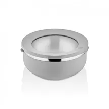 COFI Runde Vorratsdose silber 800 ml 2-teiliges Set