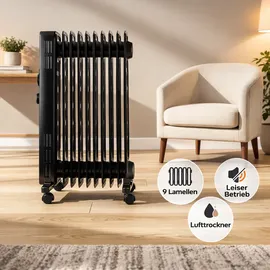 Kumtel Ölradiator KUM-1225 2000 W schwarz
