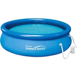 Summer Waves Quick-Up Pool Set inkl. Filterpumpe Ø 305 x 76 cm Blau