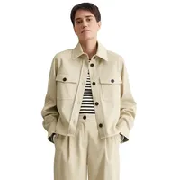 Marc O'Polo Overshirt boxy shaped, beige, 44