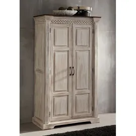 Massivmoebel24 Schrank 100x50x180 Weiß