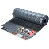 Kadax Balkonverkleidung 100 x 300 cm Anthrazit Rattan