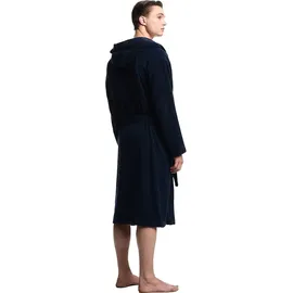 Emporio Armani Sponge Bathrobe Bademantel - Navy - XL,