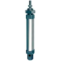 Riegler Rundzylinder, doppeltwirk., Magnet, Kol.-Ã ̃25, o.D., Hub 50,