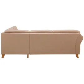 Home Affaire Ecksofa »Trondheim L-Form« mit Federkern braun