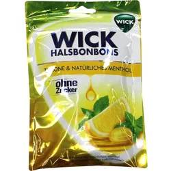 Wick Zitrone & Natürliches Menthol ohne Zucker 72 G