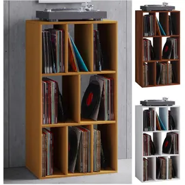 VCM Schallplattenregal Raumteiler 60 x 40 x 120 cm Braun