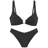 French Connection Triangel-Bikini Damen Schwarz 40 Cup A/B