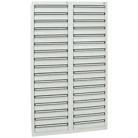 stumpf metall Schubladenschrank Serie STS 410, 34 Schubladen lichtgrau