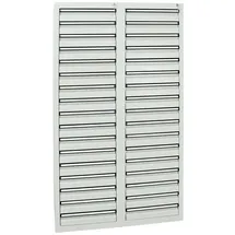 stumpf metall Schubladenschrank Serie STS 410, 34 Schubladen lichtgrau