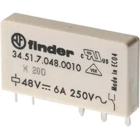 Finder 34.51.7.012.4010 Printrelais 12 V/DC 6 A 1 Wechsler