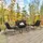 Koopmann International Gartenmöbelset 7-tlg. Schwarz