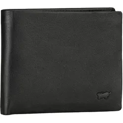 Braun Büffel Geldbörse Hannes Coin Wallet 4+4Cs Portemonnaies   Schwarz 