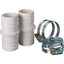 gre accessories Gre AR509 - Schlauchanschluss-Kit: 2 Schlauchanschlüsse und 4 Klemmen 38 mm Durchmesser.