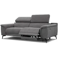 RELAXSOFA FIERO 3-Sitzer mit 1 Relaxfunktion, dunkelgrau