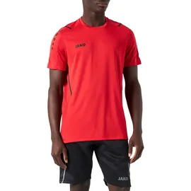 Jako Herren Trikot Challenge (Kurzarm), Rot/Schwarz, XL