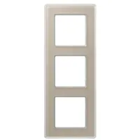Jung AV583GLMCH Glasrahmen 3fach, champagner