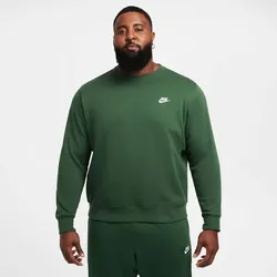 NIKE Herren Sweatshirt "Club", FIR/WHITE, XL