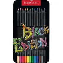 Faber-Castell Black Edition Buntstifte 12 St. schwarz