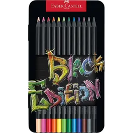 Faber-Castell Black Edition Buntstifte 12 St. schwarz