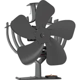 Valo Ofenventilator 19,7 x 10,9 x 22,8 cm stromlos geräuscharm schwarz