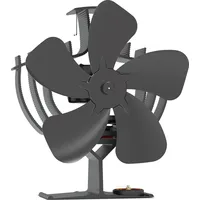 Valo Ofenventilator 19,7 x 10,9 x 22,8 cm stromlos geräuscharm schwarz