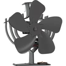 Valo Ofenventilator 19,7 x 10,9 x 22,8 cm stromlos geräuscharm schwarz