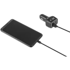 Green Cell 1x USB-C 24W Power Delivery 1x USB Quick Charge 3.0 (CAD33) - Schwarz