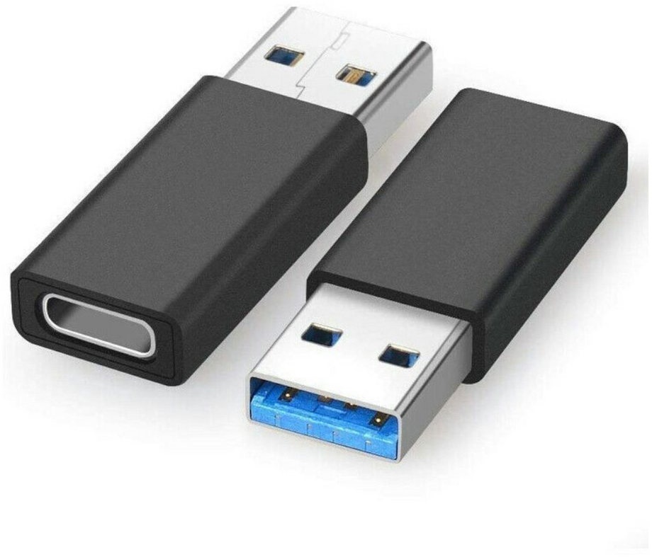 TradeNation USB Adapter Stecker USB C OTG Ladeadapter Konverter USB A auf USB C Smartphone-Adapter USB 3.0 Typ A zu USB-C, Plug and Play OTG USB 3.0