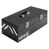 TRIZERATOP Werkzeugkoffer komplett Metall schwarz 46x20x18 cm