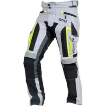 Gms Everest Motorrad Textilhose, grau/gelb,