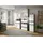 xonox.home Blake Standschrank 35 x 137 x 31 cm Rauchsilber/Weiß