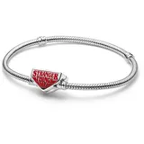 Pandora 593572C01 Damenarmband für Charms 925 Silber Stranger Things, 19 cm