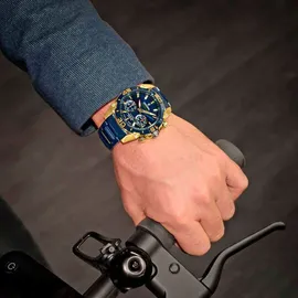 Festina Chrono Bike Connected 45 mm blau/gold